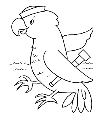 bird coloring page