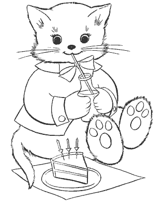cat coloring pages