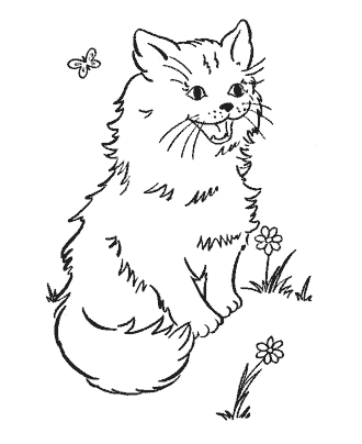 cat coloring pages