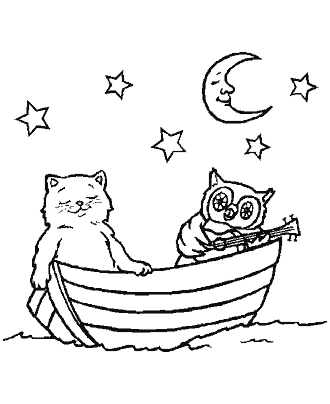 cat coloring page