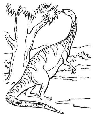 dinosaur coloring page
