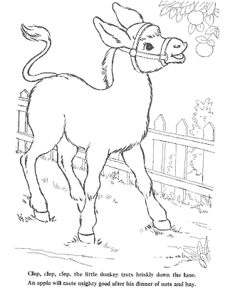 farm coloring page