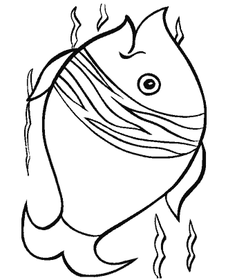 fish coloring page