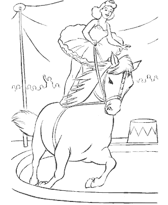 horse coloring page