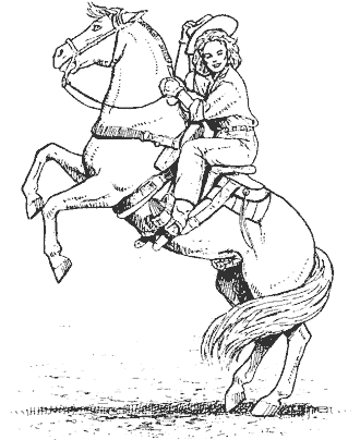 horse coloring page