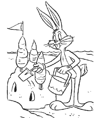 bugs bunny coloring pages