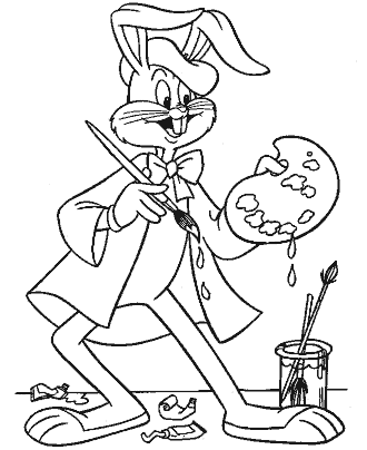 bugs bunny coloring page
