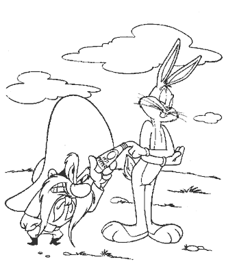 bugs bunny coloring page