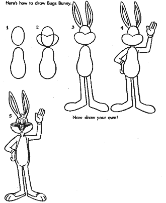 bugs bunny coloring page