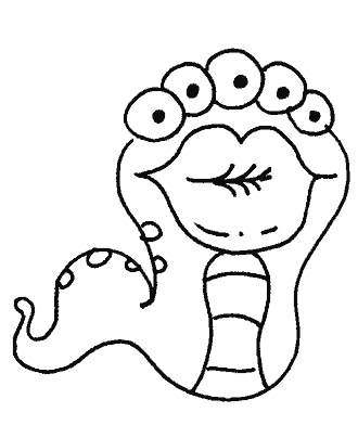 cartoon creature coloring pages