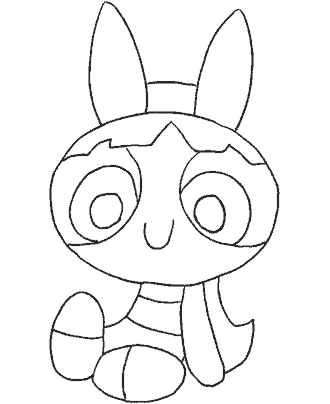 powerpuff girls coloring page