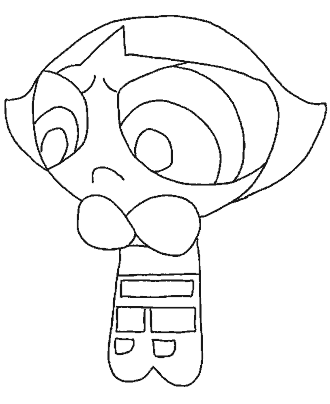 powerpuff girls coloring page