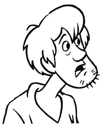 scooby doo coloring page