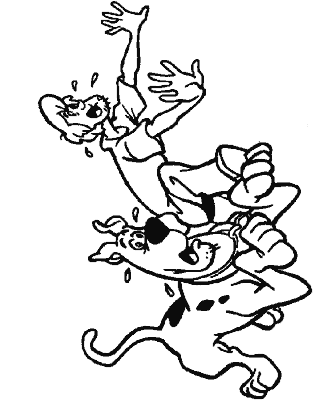 scooby doo coloring page
