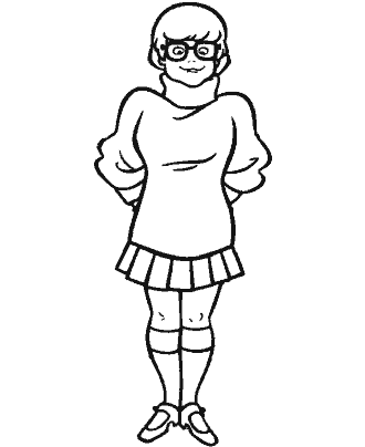 scooby doo coloring page