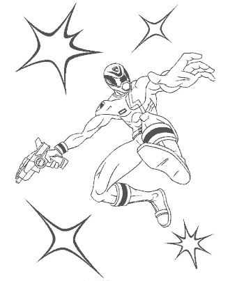 super hero coloring page
