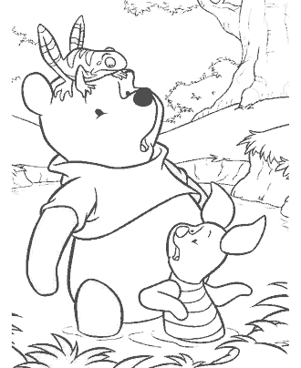 winnie pooh coloring pages