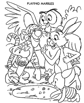 winnie pooh coloring pages