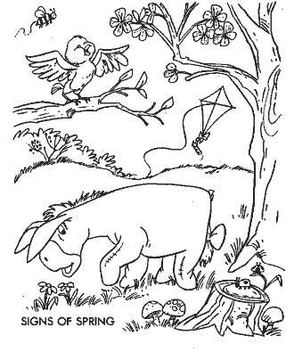 winnie pooh coloring pages