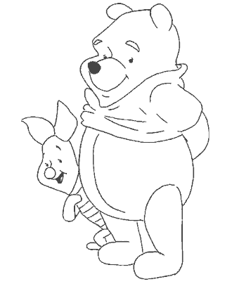 winnie pooh coloring page