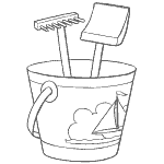 beach coloring pages to print and color