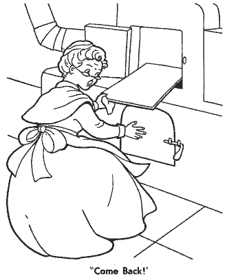 gingerbread man coloring pages