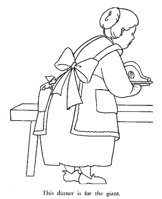 jack and beanstalk coloring pages