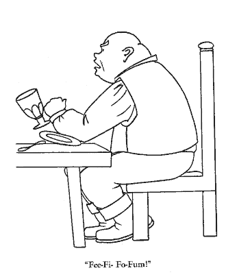 jack and beanstalk coloring pages