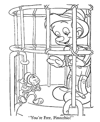 pinocchio coloring page