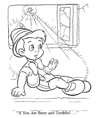 pinocchio coloring page