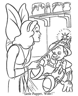 pinocchio coloring pages
