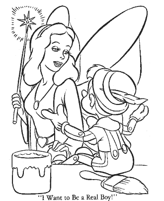 pinocchio coloring pages