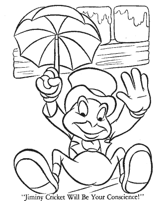 pinocchio coloring page