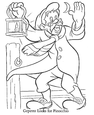 pinocchio coloring page