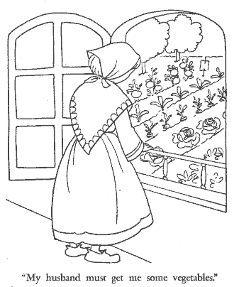 fairy tale Rapunzel coloring pages