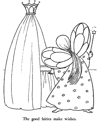 sleeping beauty coloring pages