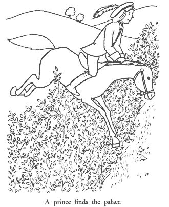 sleeping beauty coloring page