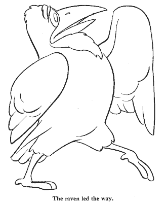 snow queen fairy tale coloring page