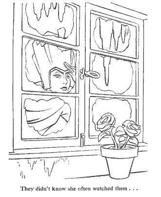 snow queen fairy tale coloring pages