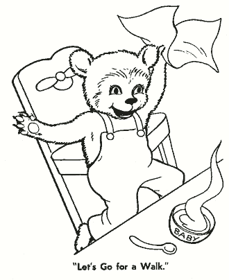 goldilocks and the three bears coloring page