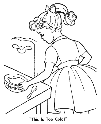 goldilocks and the three bears coloring page