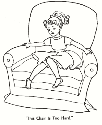 goldilocks and the three bears coloring page