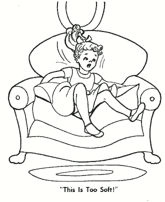 goldilocks and the three bears coloring page