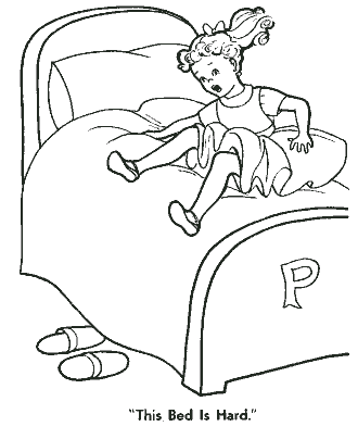 goldilocks and the three bears coloring page
