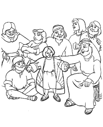 free bible coloring page