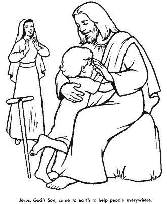 bible coloring page for kids