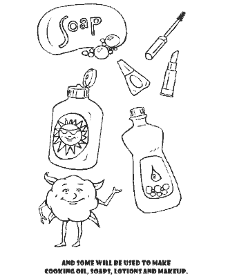 story of cotton coloring page