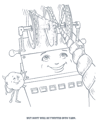 story of cotton coloring page