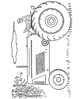 life on the farm coloring page
