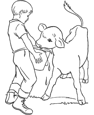 life on the farm coloring pages